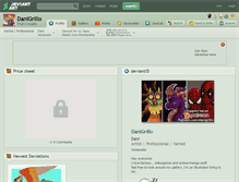 Tablet Screenshot of danigrillo.deviantart.com
