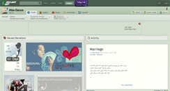 Desktop Screenshot of miss-dance.deviantart.com