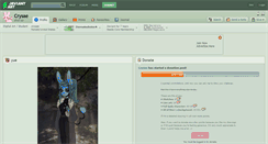 Desktop Screenshot of crysae.deviantart.com