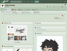 Tablet Screenshot of chili-icecream.deviantart.com
