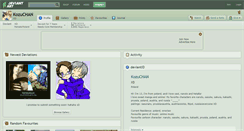 Desktop Screenshot of kozuchan.deviantart.com