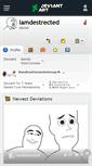 Mobile Screenshot of iamdestrected.deviantart.com