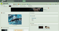 Desktop Screenshot of paula-chan.deviantart.com
