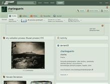 Tablet Screenshot of charlesguerin.deviantart.com