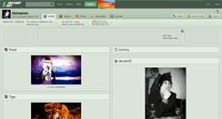 Desktop Screenshot of hemamm.deviantart.com