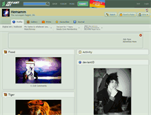 Tablet Screenshot of hemamm.deviantart.com