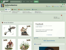 Tablet Screenshot of guillermoramirez.deviantart.com