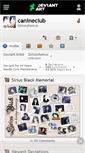 Mobile Screenshot of canineclub.deviantart.com