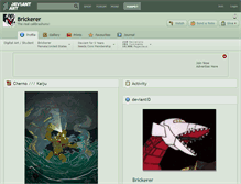 Tablet Screenshot of brickerer.deviantart.com