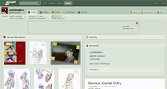 Desktop Screenshot of coolshadow.deviantart.com