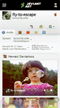 Mobile Screenshot of fly-to-escape.deviantart.com