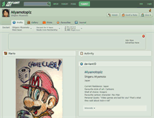 Tablet Screenshot of miyamotoplz.deviantart.com