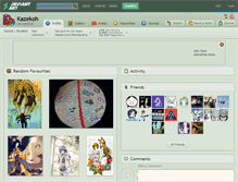 Tablet Screenshot of kazekoh.deviantart.com
