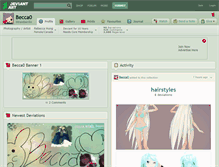 Tablet Screenshot of becca0.deviantart.com