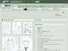 Tablet Screenshot of iggykuu.deviantart.com