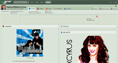 Desktop Screenshot of glamourbieberxcyrus.deviantart.com