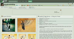 Desktop Screenshot of myladylieswaiting.deviantart.com