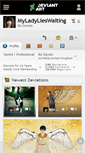 Mobile Screenshot of myladylieswaiting.deviantart.com