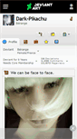 Mobile Screenshot of dark-pikachu.deviantart.com