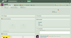 Desktop Screenshot of cyan60.deviantart.com