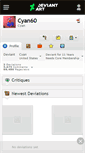 Mobile Screenshot of cyan60.deviantart.com