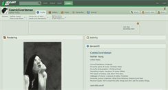 Desktop Screenshot of cosmicswordsman.deviantart.com