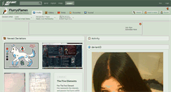 Desktop Screenshot of flurrysflames.deviantart.com