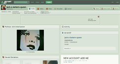 Desktop Screenshot of jack-o-lantern-queen.deviantart.com