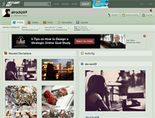 Tablet Screenshot of airockz69.deviantart.com