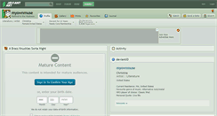 Desktop Screenshot of myownmuse.deviantart.com
