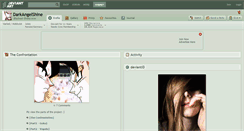 Desktop Screenshot of darkangelshine.deviantart.com