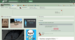 Desktop Screenshot of blazepony.deviantart.com