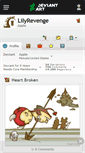 Mobile Screenshot of lilyrevenge.deviantart.com