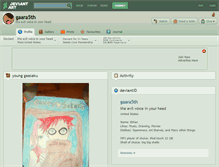 Tablet Screenshot of gaara5th.deviantart.com