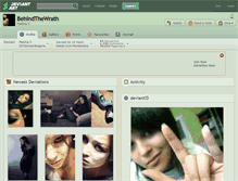 Tablet Screenshot of behindthewrath.deviantart.com