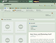 Tablet Screenshot of lordofterrer.deviantart.com