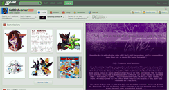 Desktop Screenshot of catbirdwoman.deviantart.com