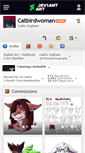 Mobile Screenshot of catbirdwoman.deviantart.com