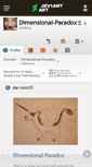 Mobile Screenshot of dimensional-paradox.deviantart.com