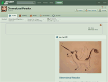 Tablet Screenshot of dimensional-paradox.deviantart.com