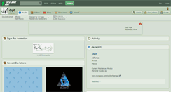Desktop Screenshot of dspt.deviantart.com