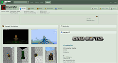 Desktop Screenshot of cinemrafter.deviantart.com