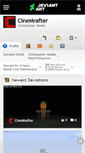 Mobile Screenshot of cinemrafter.deviantart.com