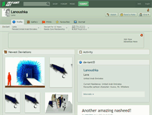Tablet Screenshot of lanoushka.deviantart.com