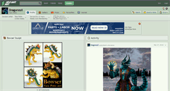 Desktop Screenshot of dragonosx.deviantart.com