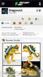 Mobile Screenshot of dragonosx.deviantart.com