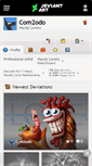 Mobile Screenshot of com2odo.deviantart.com