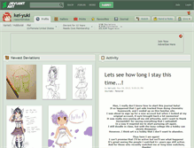 Tablet Screenshot of kei-yuki.deviantart.com