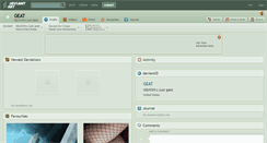 Desktop Screenshot of geat.deviantart.com