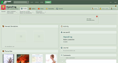 Desktop Screenshot of hypnofrog.deviantart.com